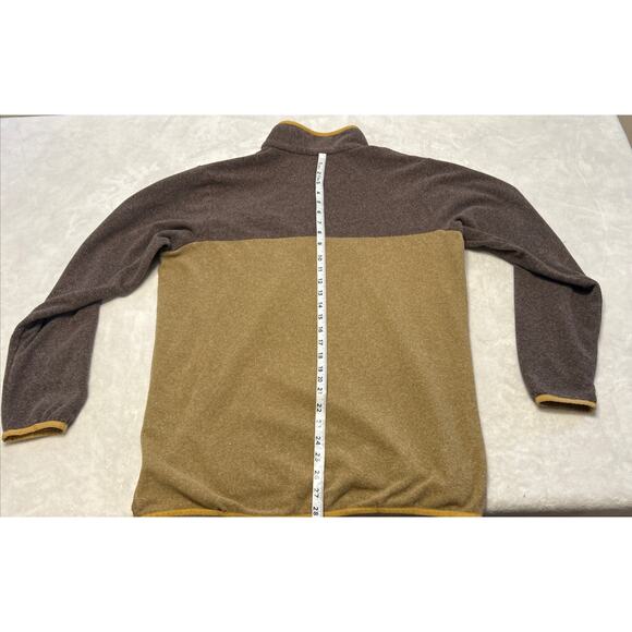 Columbia Sweatshirt Men’s Size Medium Brown Pullover 1/2 Button Mock Neck - Picture 6 of 6